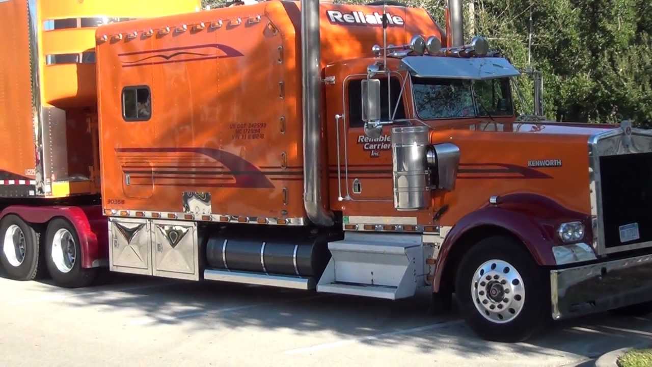 Kenworth Semi Truck With Super Long Condo Sleeper