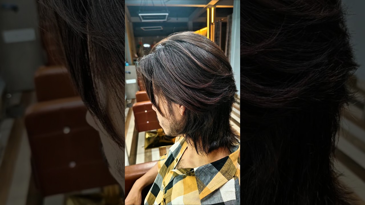 EREN YEAGER HAIRCUT⚡..GET ANY HAIRCUT U WANT ONLY IN THE BLACK SALON #eren #yeagerists #haircutting