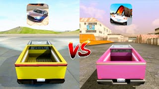 Tesla Cybertruck - extreme car driving simulator vs car stunt races screenshot 2