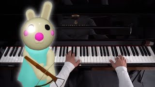 Piggy - Bunny Theme Piano Tutorial - Roblox