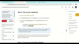 Getting Started with the Gemini API in Vertex AI with cURL   Google Cloud Skills Boost   Google