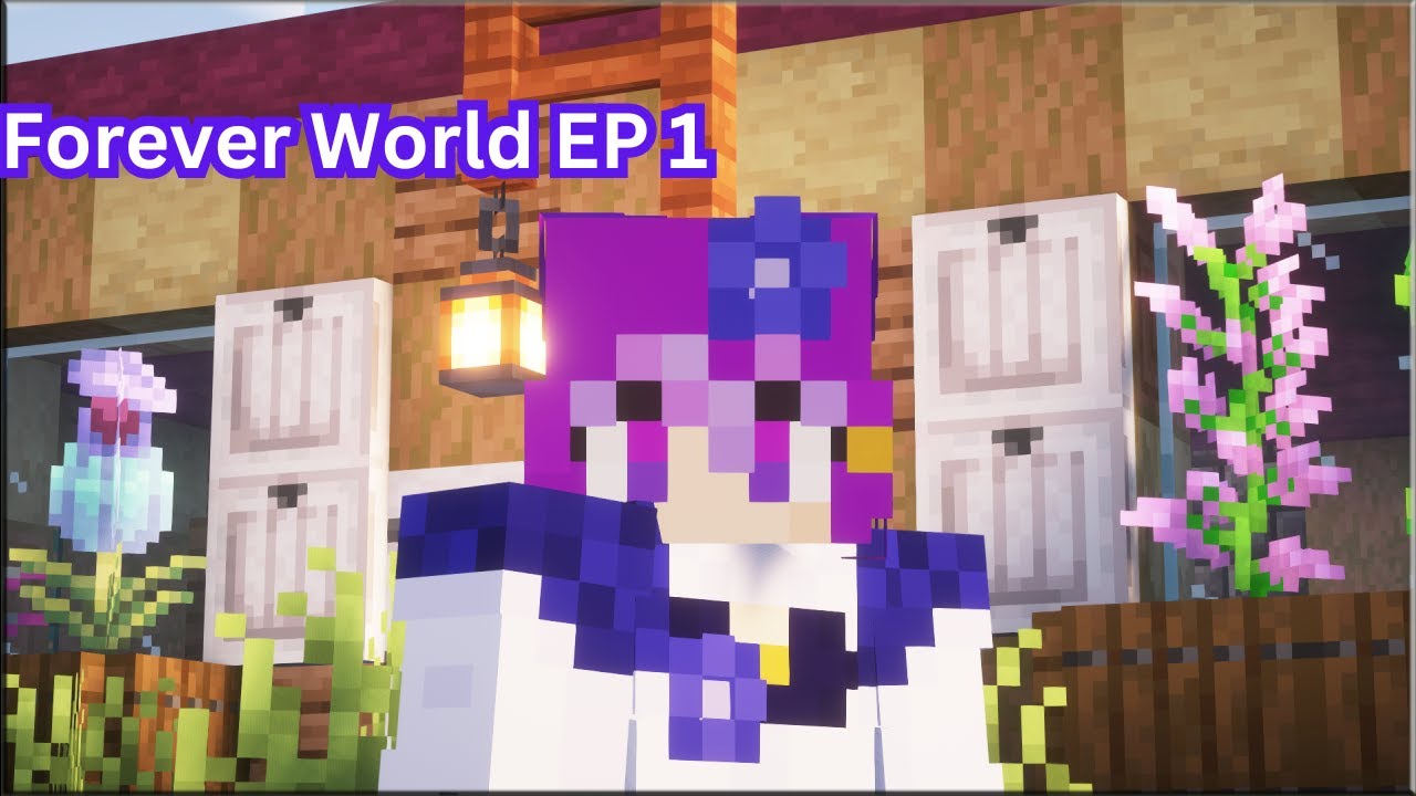 Forever world ep 1 #minecraft - YouTube
