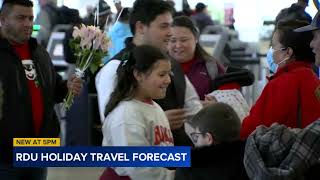 More than 400k people expected to travel through TSA this holiday: RDU