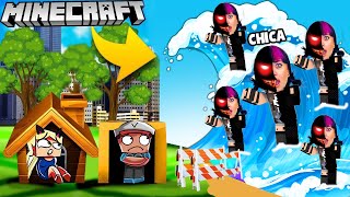 BAZA VS CHICA TSUNAMI CHALLENGE (Minecraft Roleplay) | Vito i Bella screenshot 3