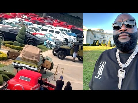Rick Ross Shows His 200+ Car Collection as Contestants Arrive For His Car  Show 2024 - YouTube