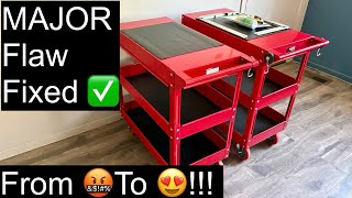 U.S. General 30x16 Service Cart - Major Flaw, Easy Fix! + Gift Card Giveaway!!!