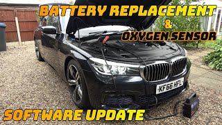 BMW 7 G11 - Battery Replacement, Software Update with ISTA & Oxygen Sensor Replacement screenshot 5