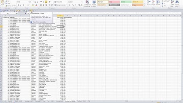 Microsoft Excel 2010 Level One Video 19 Sort