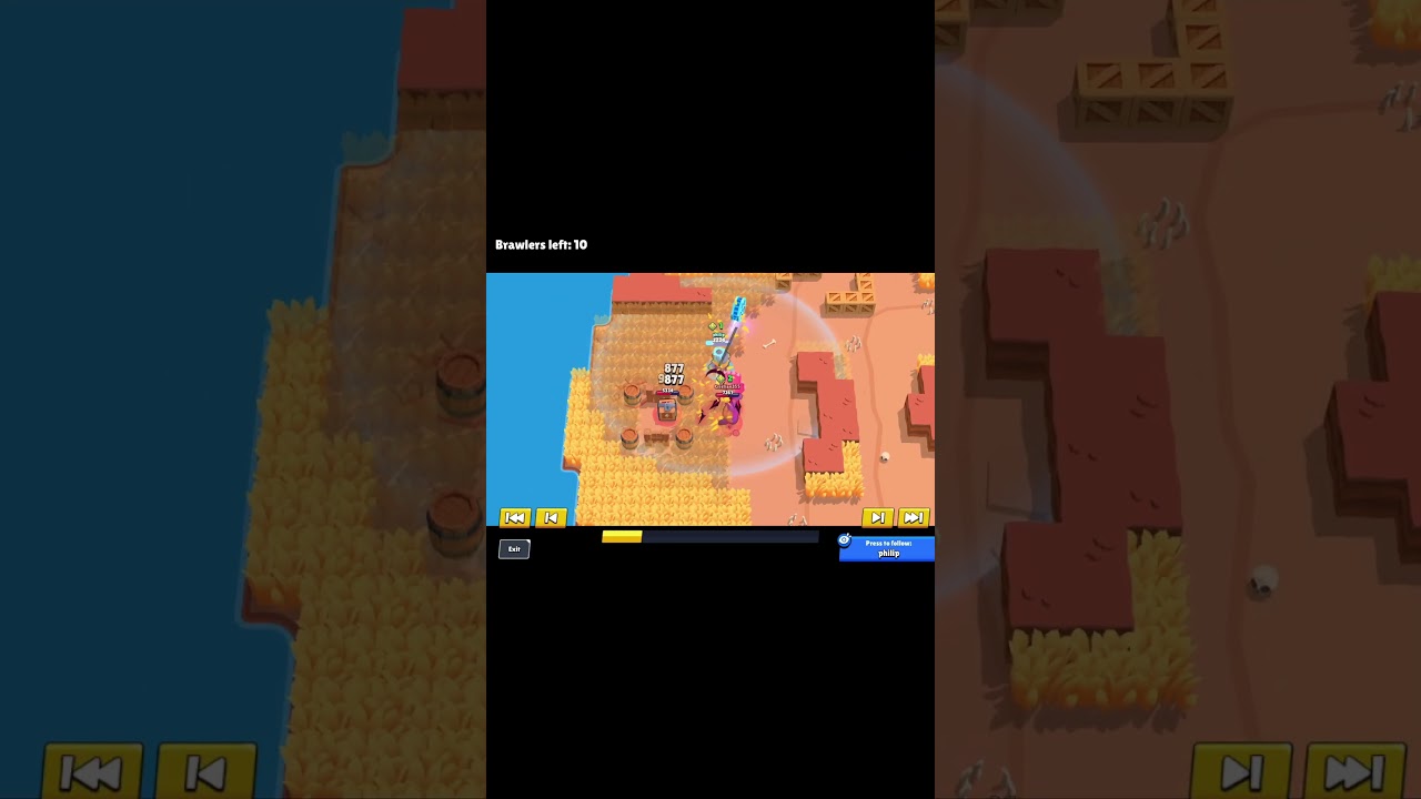 The third one was to close 🫣🫣      #brawlstars #clips #gaming #trolling #buzz