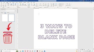 3 Easy Ways! To Delete Unwanted Blank Pages in Microsoft Word 2007/ 2010/ 2016/ 2023