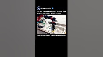 This New Learning Method Let Robots Learn & Master 1000 Human Tasks In Just A Day #robot #shorts