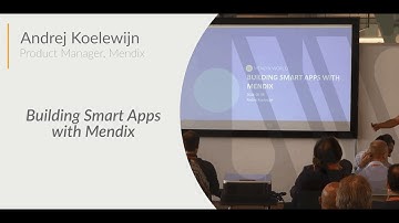 Leveraging IoT and Machine Learning to Build Smart Apps using Mendix - Mendix World 2016