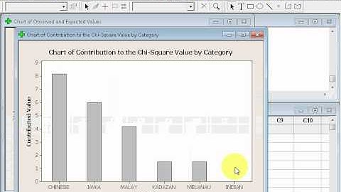 CHI SQUARED GOF USING MINITAB
