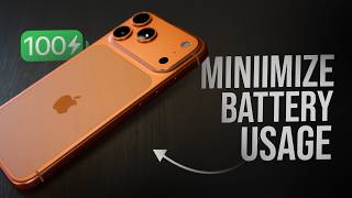 How to Minimize Battery Usage on iPhone