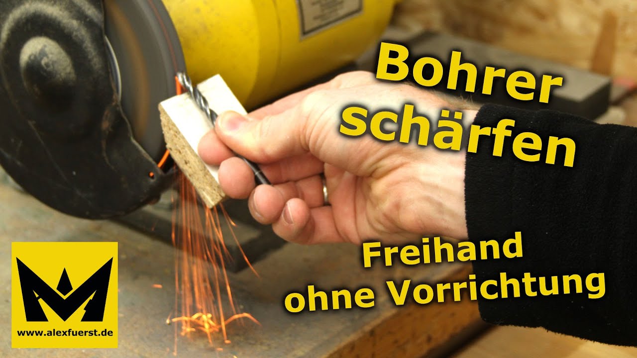 2x Bohrerschleifer-Set – Schärfaufsatz Für Bohrer 3–12 Mm, Für Heimwerker Und Profis