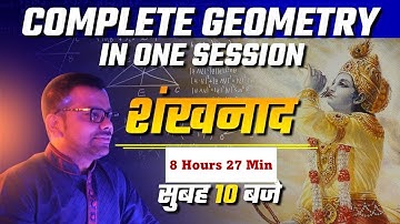 CAT Complete Geometry Revision in one Video: ShankhNad | For All Exams | CAT 2024