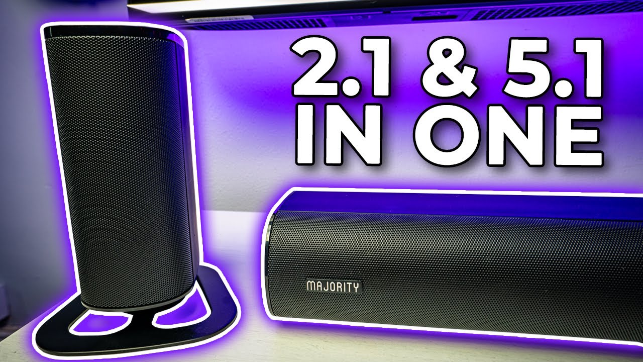 The Majority Everest Is Both 2.1 & 5.1 Audio In One Soundbar!