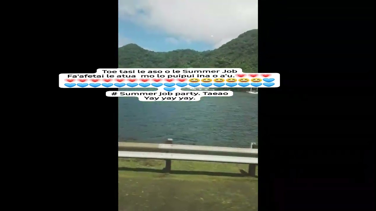 The day before the summer job party.