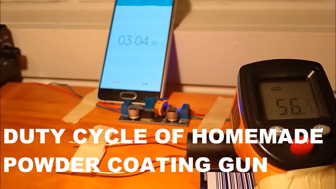 Duty Cycle of Homemade Powder Coating Gun