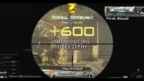 Introducing Obey Zephy | CoD MW2 Sniper Montage