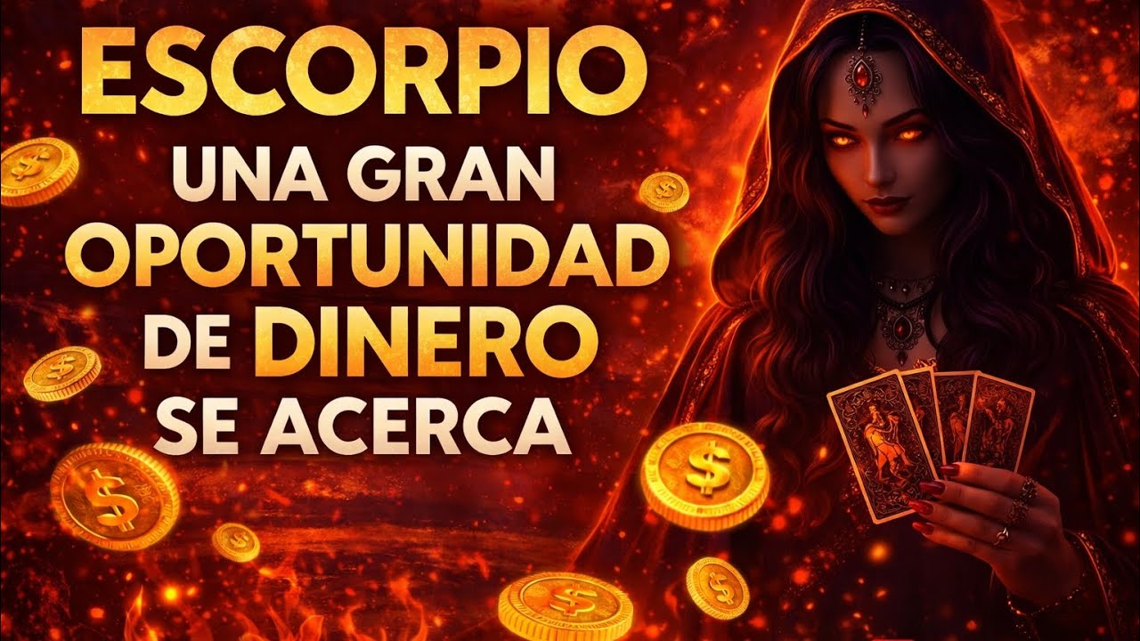 ESCORPIO HOY ♏ FINAL DE MARZO TE TRAE UNA OPORTUNIDAD DE DINERO (NO LA ...