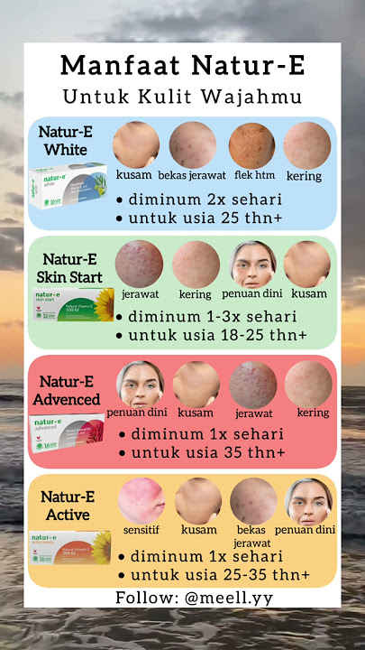 Manfaat natur-e untuk kulit wajah mu #nature #suplemennature