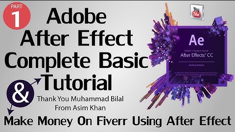 Adobe After Effects Tutorial in Urdu Hindi Class 1 | Basic Animations in After Effects