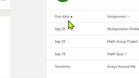 Microsoft Teams   Viewing Individual Progress in Gradebook
