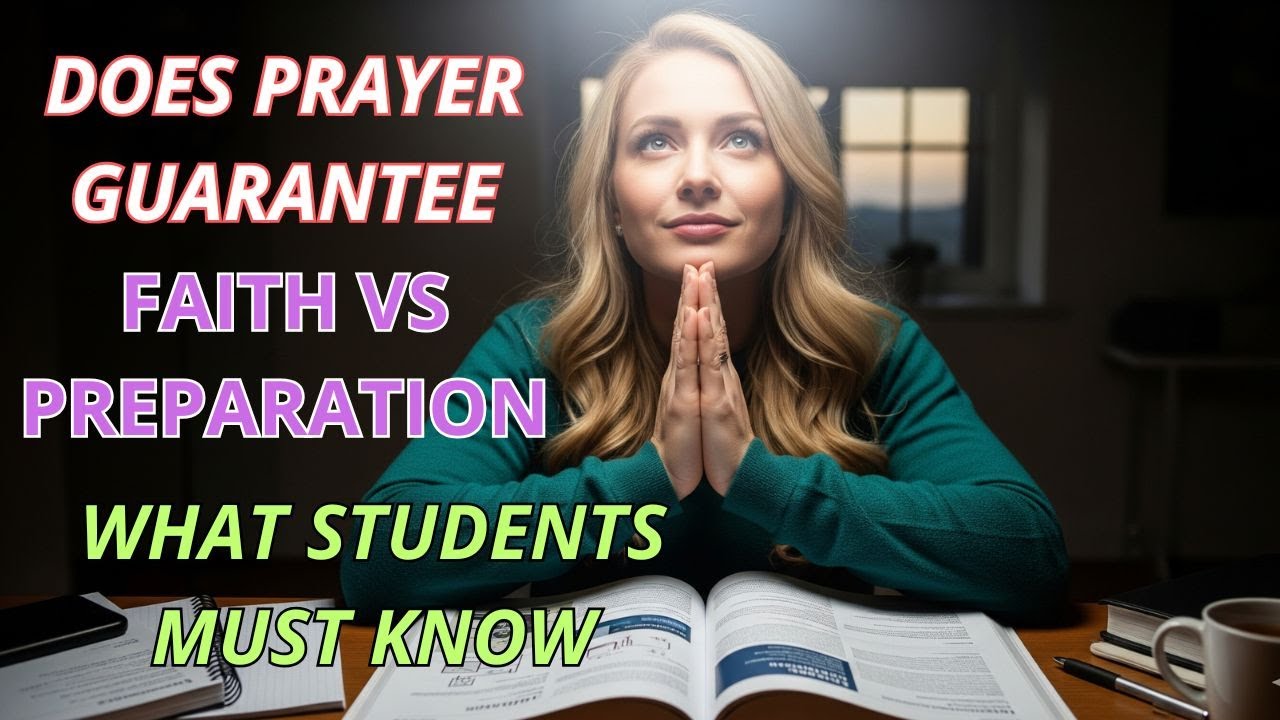 Christian Message For Exam, Prayerful Encouragement for Peace, Wisdom & Success