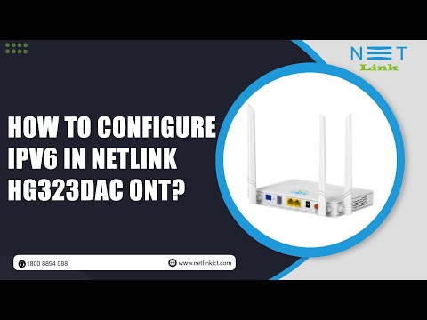 How to Configure  IPv6 in NETLINK  HG323DAC ONT?-89