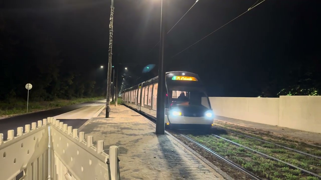 Tram vers l’ouest: le premier jour de la marche à blanc tôt se matin 20/10/2025 vers Wolfisheim
