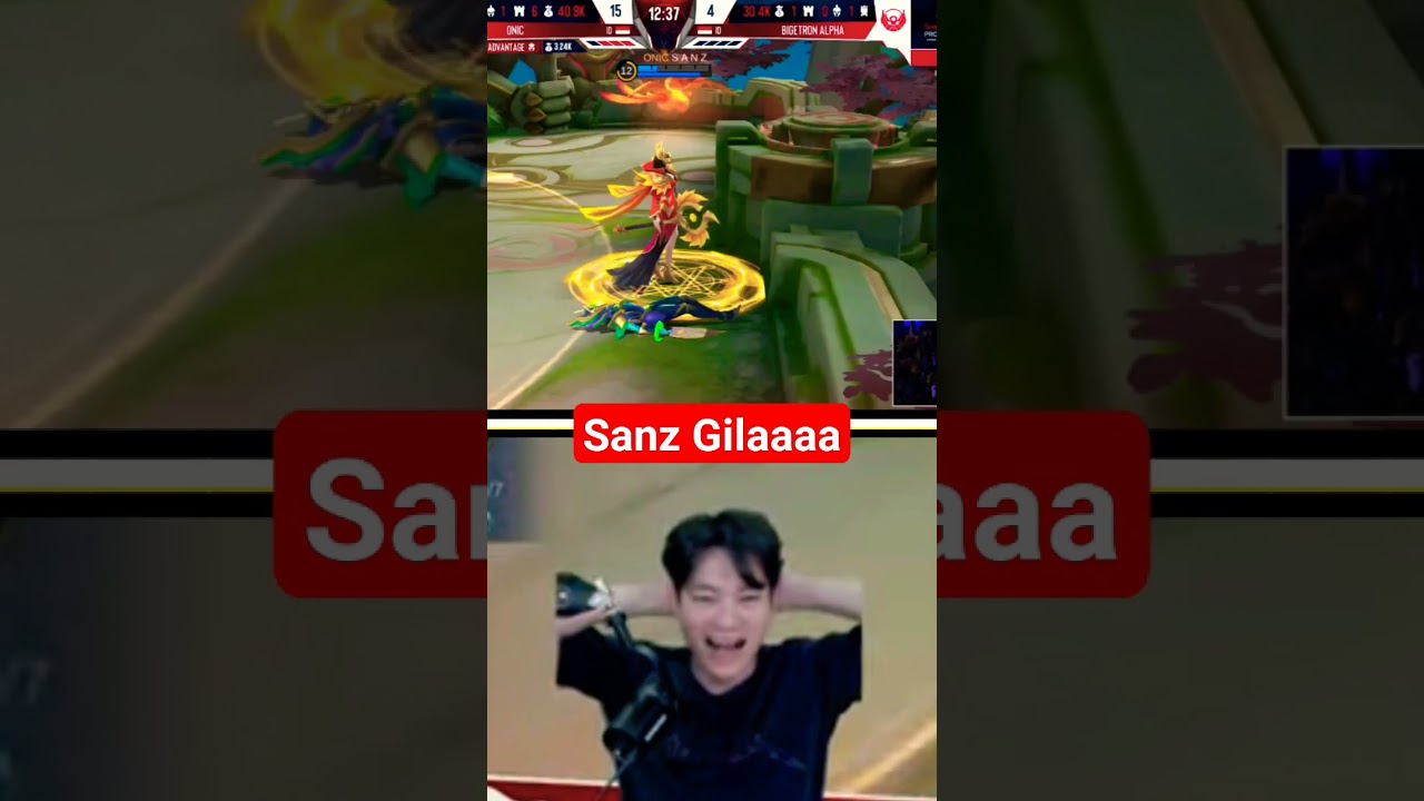 Moment Sanz Recall Recall Juara ESL 4-0 #sanz #onic #onicesports