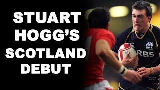 Stuart Hogg's Scotland Debut