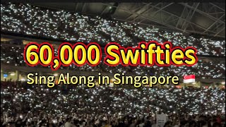 🇸🇬 【60,000 Swifties Sing Along】Taylor Swift The Eras Tour Singapore 2024 | Day 1 Opening Night