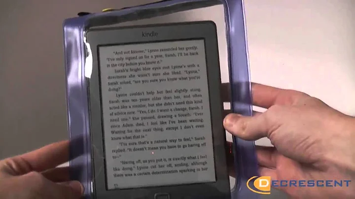 Decrescent Waterproof eReader Case for Amazon Kindles, Kobo etc..