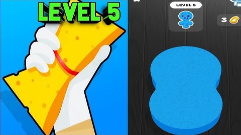 Sponge Art Level 5 walkthrough Solution Gameplay (iOS.Android
