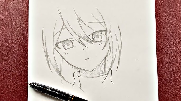 How To Draw A Simple Anime Girl, Step by Step, Drawing Guide, by Dawn #anime  #art #simple #drawing #animeartsim…