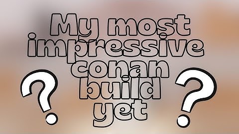 MY MOST IMPRESSIVE BUILD YET!! CONAN EXILES PS5