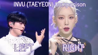 invu voice comparison - hanbin & taeyeon