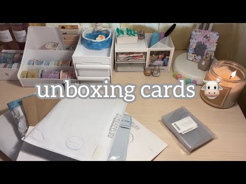 💌распаковка кпоп карт! разговариваем с айдолами бейбитолком и немного расстраиваемся из-за упаковки