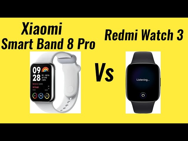 Xiaomi Smart Band 8 Pro vs Redmi Watch 3: Who is the winner?