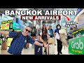 Traveling to thailand  bangkok airport new arrivals  fast track grab taxi livelovethailand