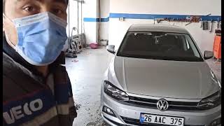 Volkswagen Polo ремонт заднего бампера.