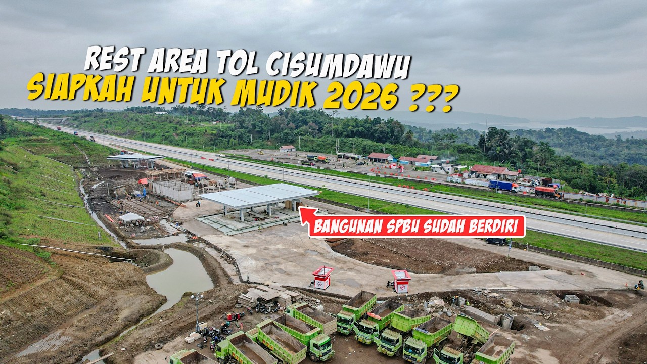 GAK NYANGKA UDAH KAYAK GINI AJA ‼️ KONDISI TERKINI PEMBANGUNAN REST AREA TOL CISUMDAWU