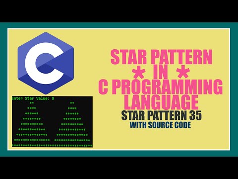#35 || "*" STAR PATTERN|| in |C| Programming Language
