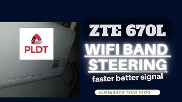 Band Steering PLDT ZTE F670L