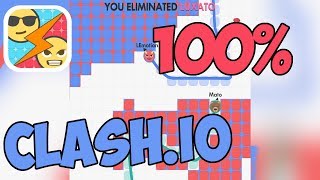 Clash.io Gameplay I How To Eat 100% Of The Map screenshot 4