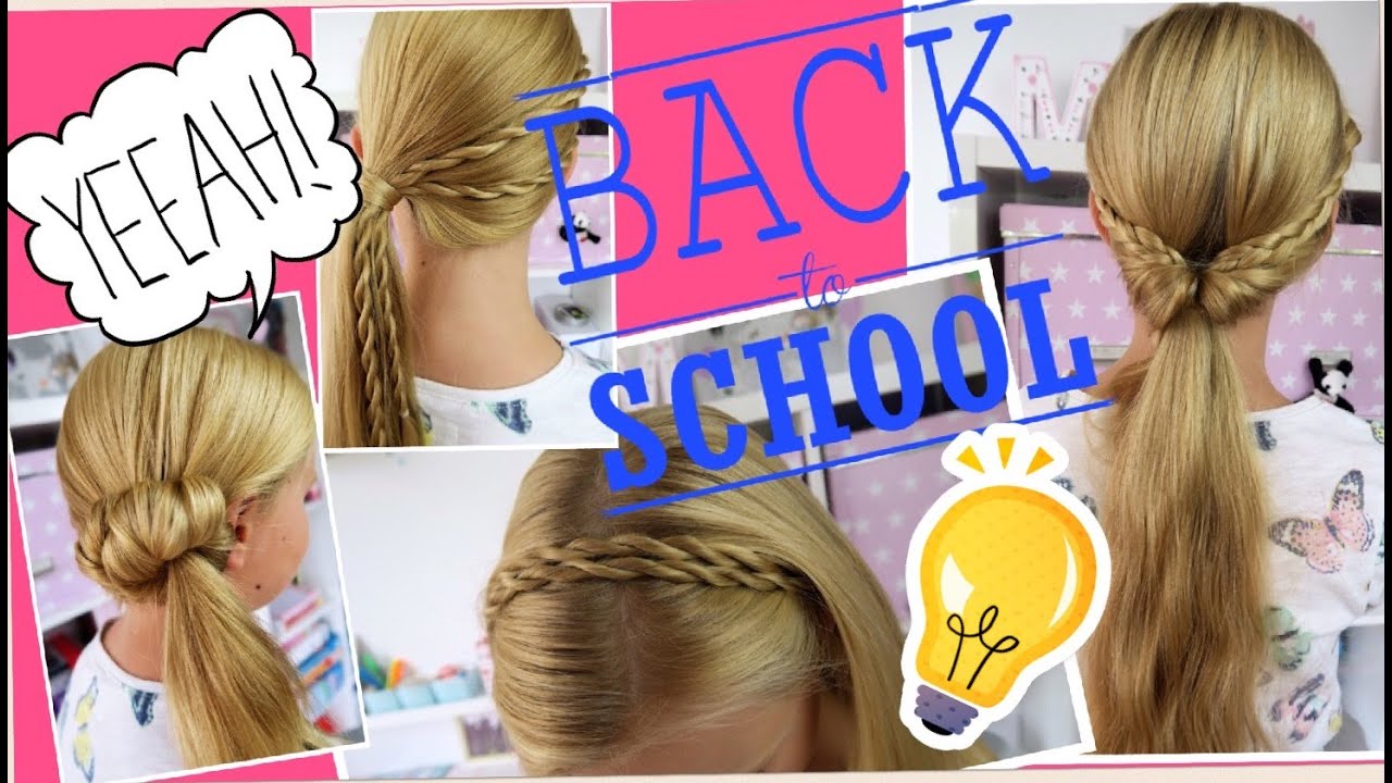 Back To School 16 Einfache Und Schnelle Frisuren Ganz Easy Coole Madchen Zopfe Frisuren Youtube