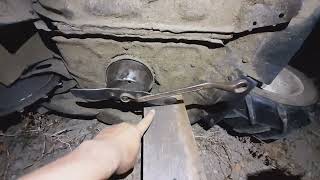 ウイングモアの刃のボルトナットが外れないときの対処（正ネジ逆ネジ）