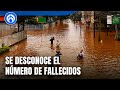 Inundaciones convierten las calles en ríos